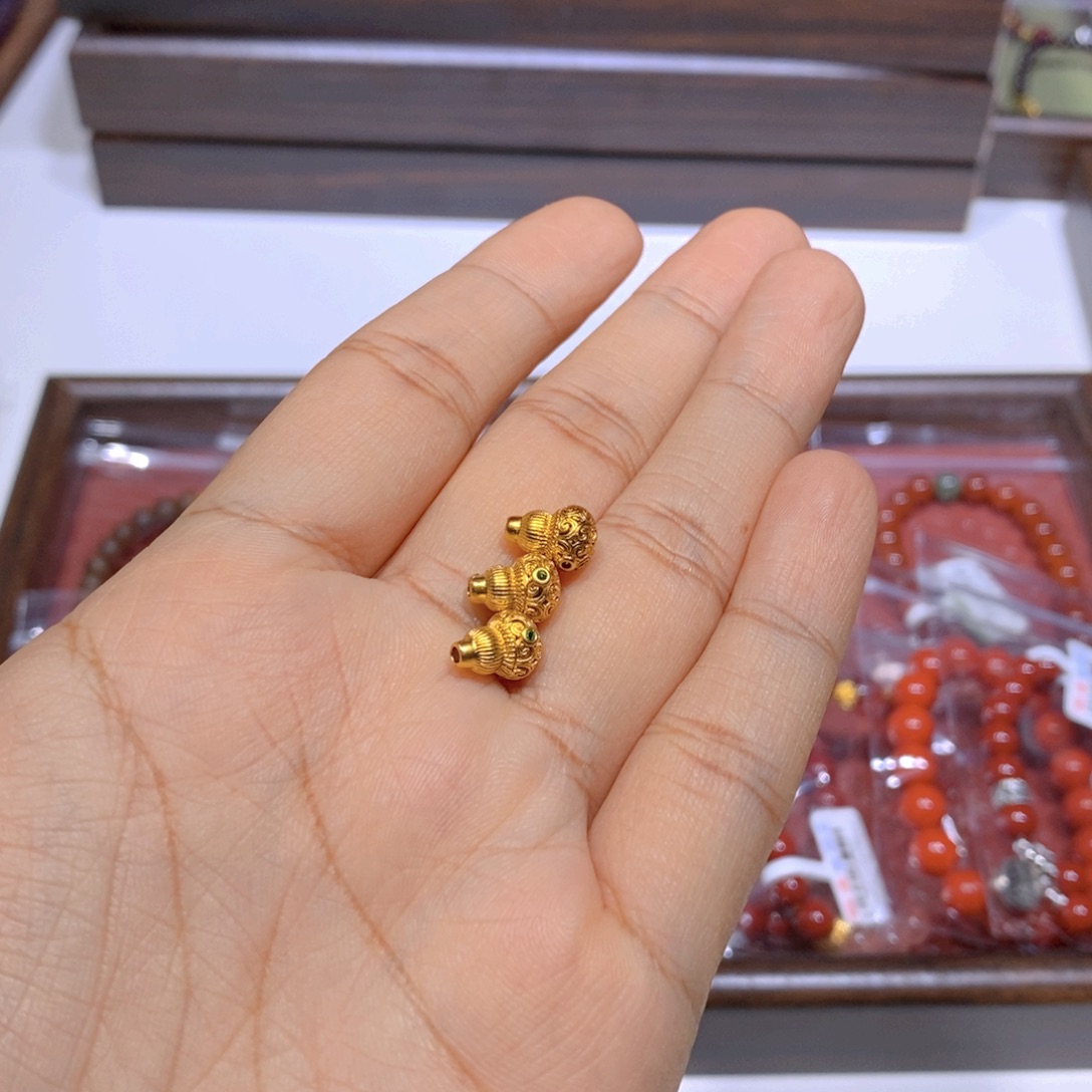 铜合金镂空葫芦10元3个