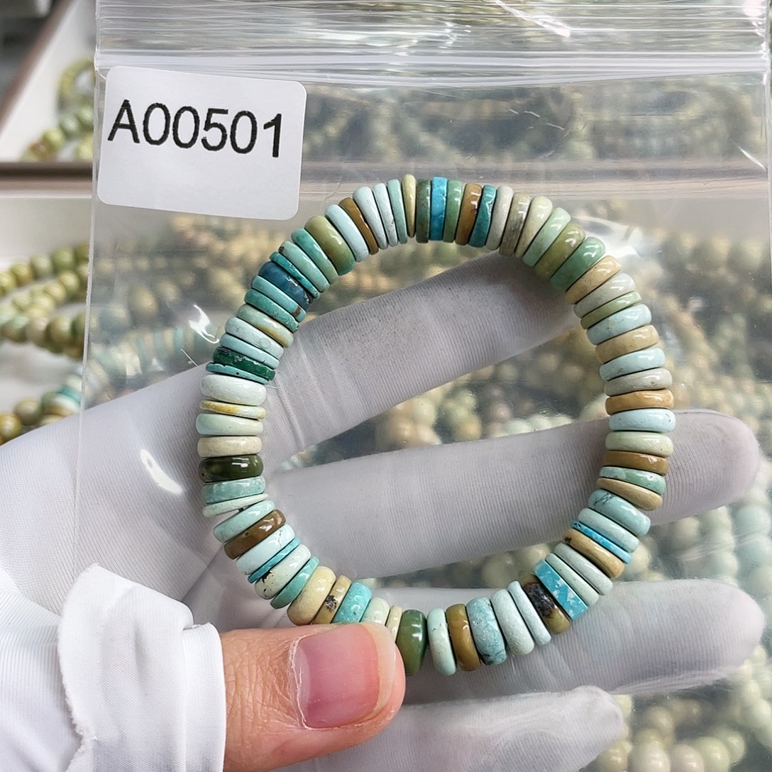 【闪购商品】绿松石珠宝奇石未镶嵌卡9