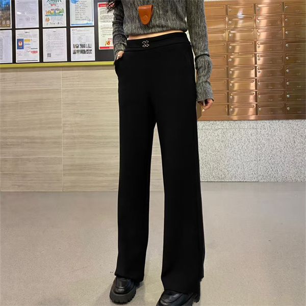 新款时尚百搭显瘦直筒裤83702