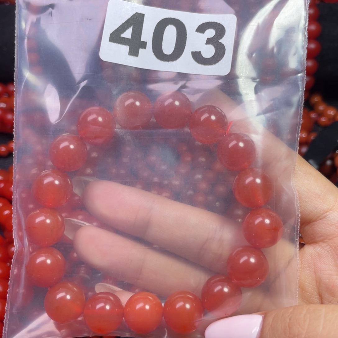 南红玛瑙手链未镶嵌偏*