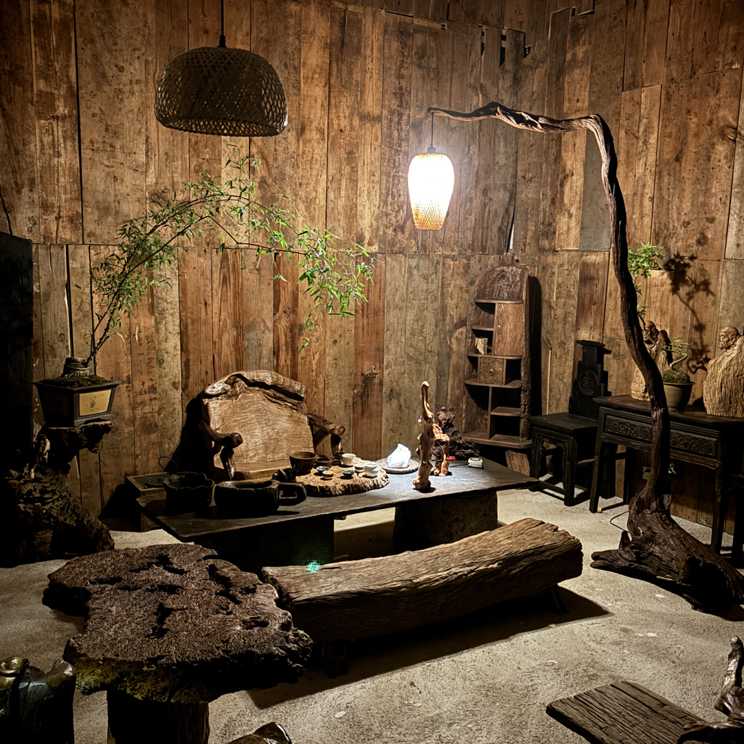 侘寂风老木空间美学  一物一拍（改价款）