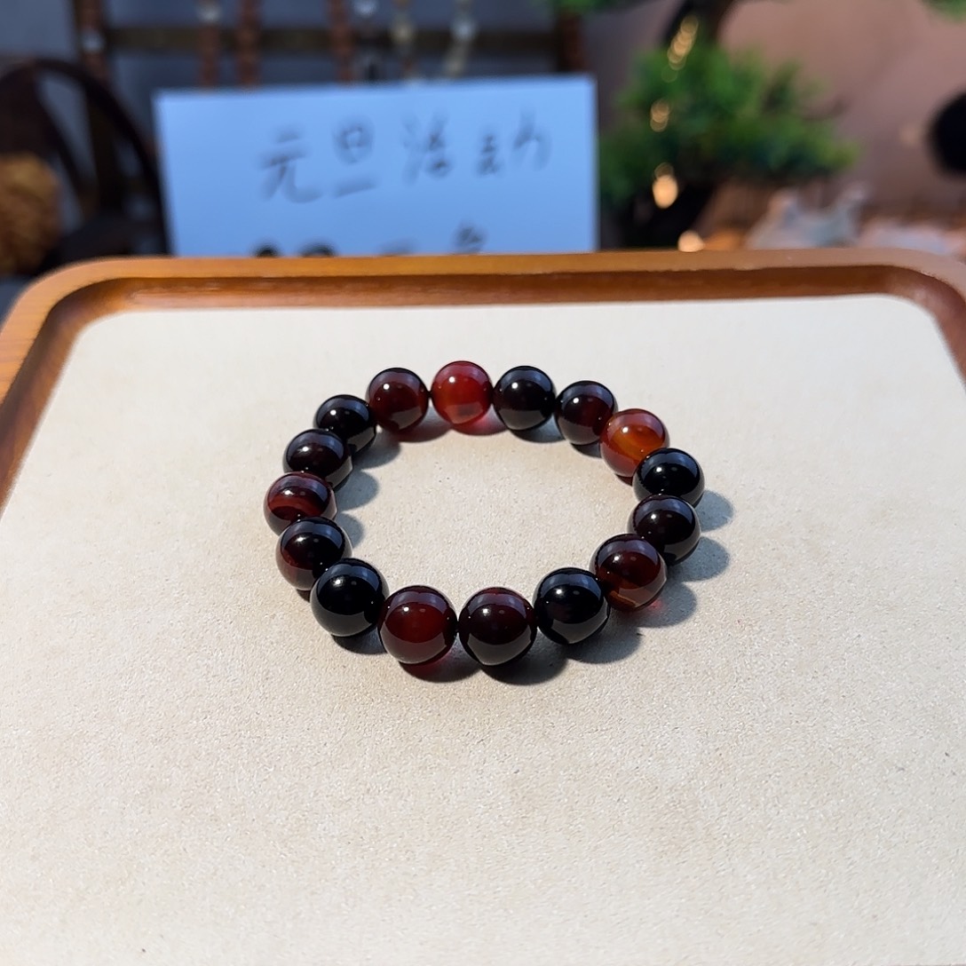 吊坠菩提根/象牙果黑红