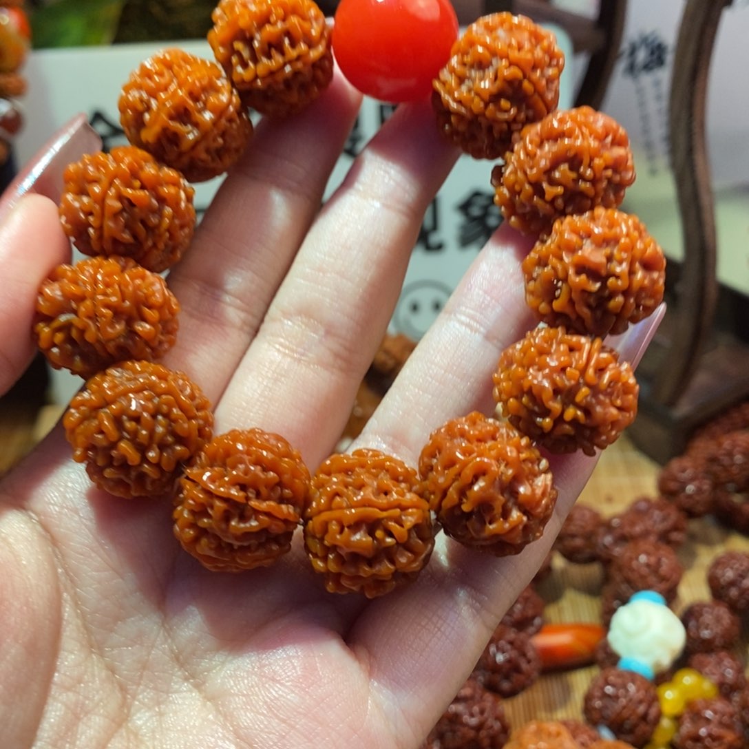 金刚菩提手串206玉化19.9
