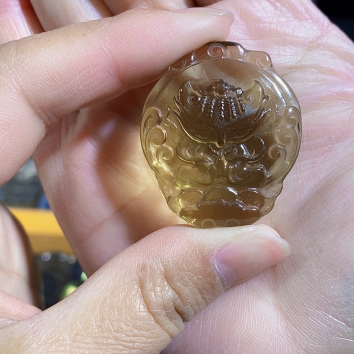 发晶颈饰未镶嵌吊坠