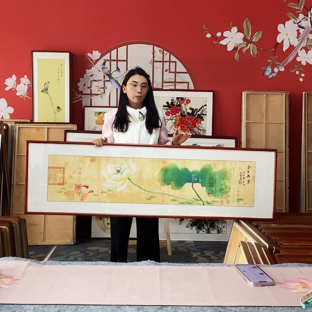 国画手写手绘国画作品47✖️162