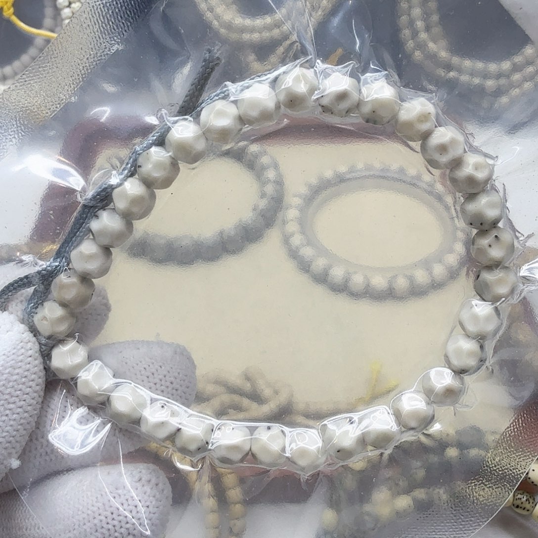 星月菩提吊坠6冰白绿背大眼睛通体手工无相7左右手持