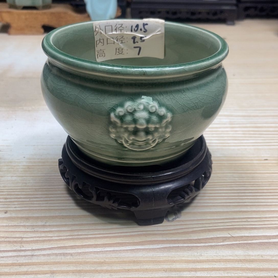 瓷片陶瓷花盆陶瓷艺术