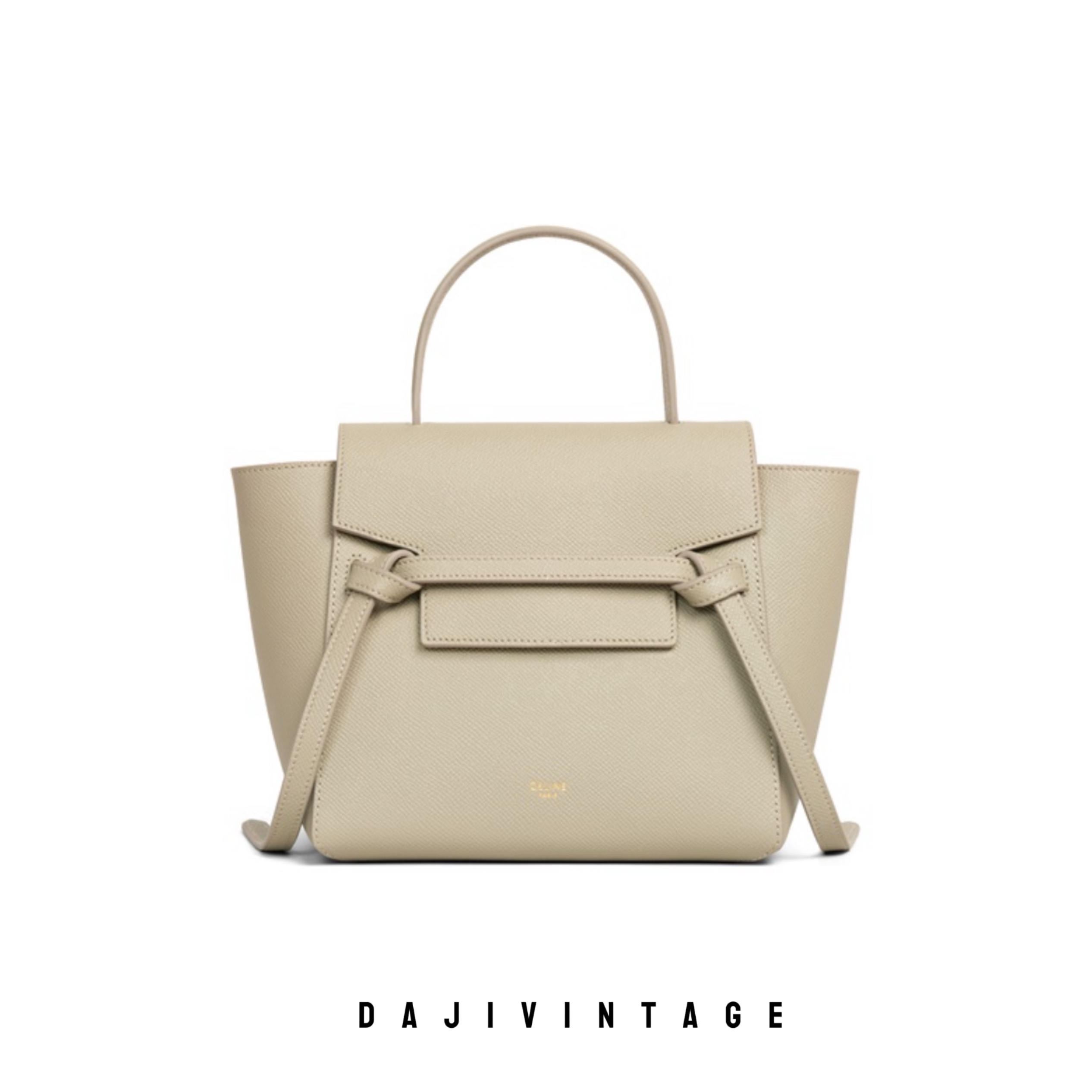 95新 Celine/思琳 大吉一店/Celine瑟琳奶灰鲶鱼斜挎包