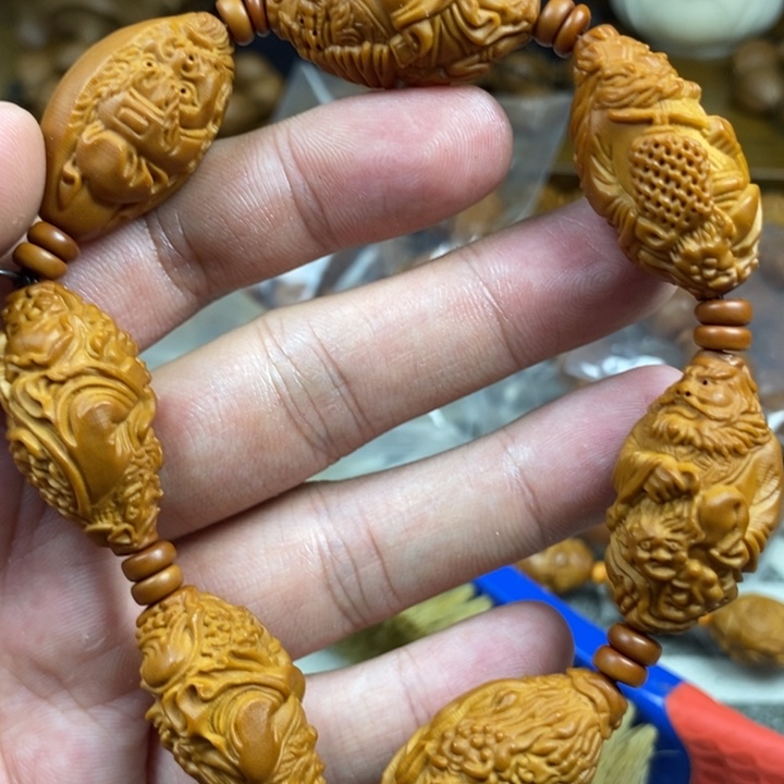 手串/手链橄榄核橄榄核雕工艺手串