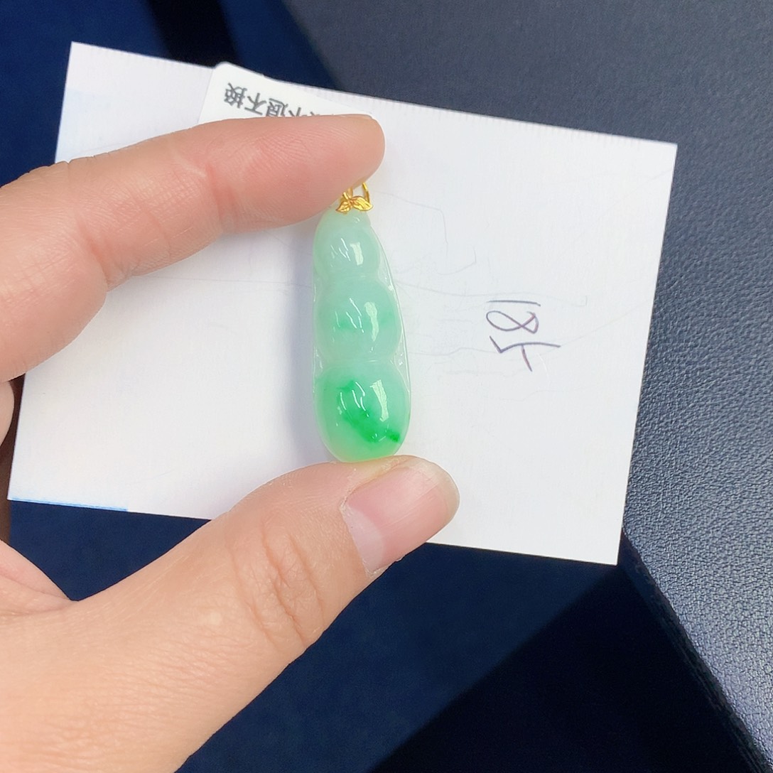 【闪购商品】翡翠颈饰18K金镶嵌000000000