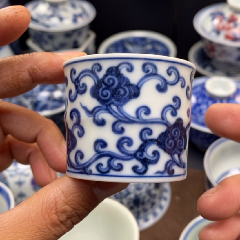 【闪购商品】景德镇青花主人杯