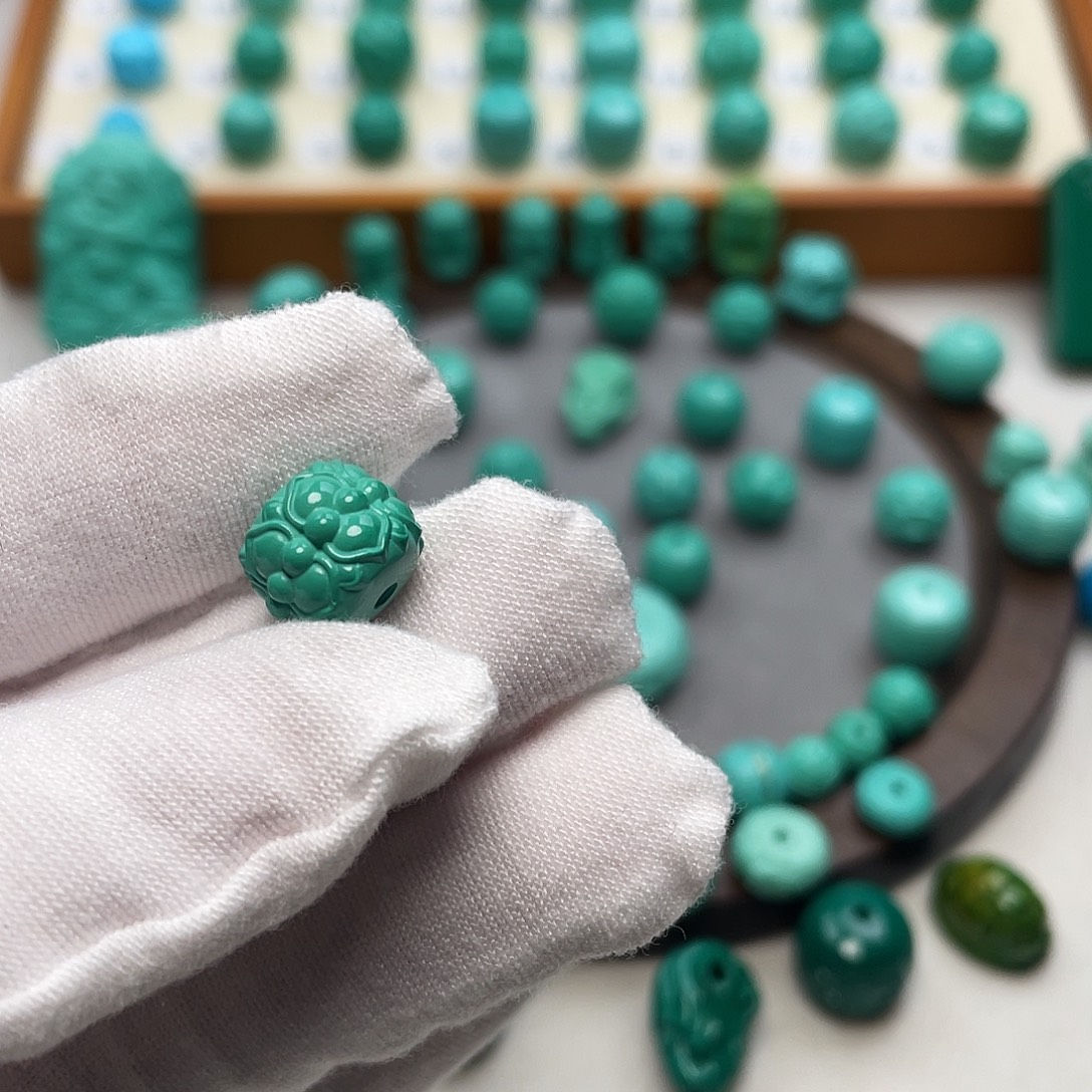 青***川原生态精工配饰，直径10.6