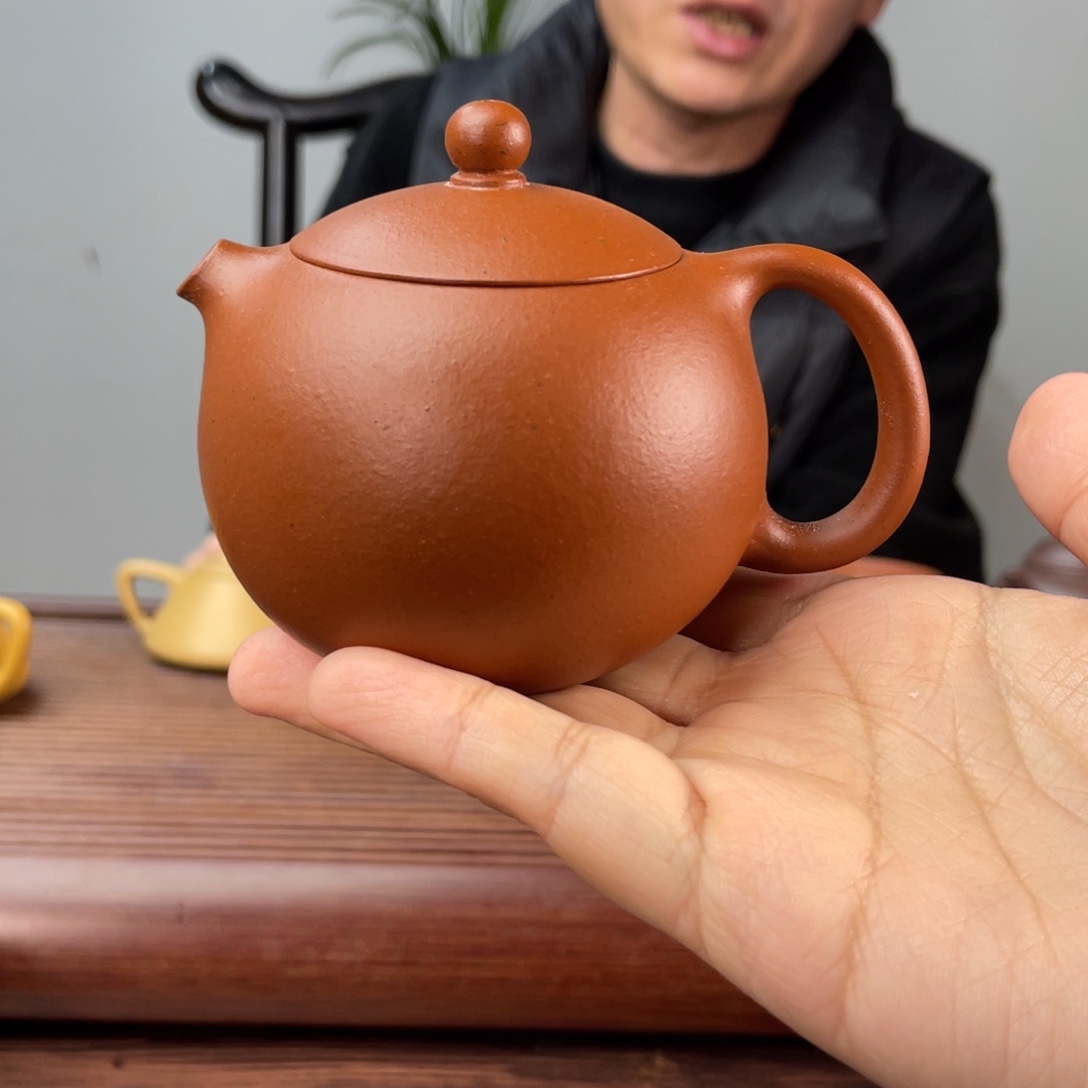 朱泥茶壶微瑕老朱泥西施150cc