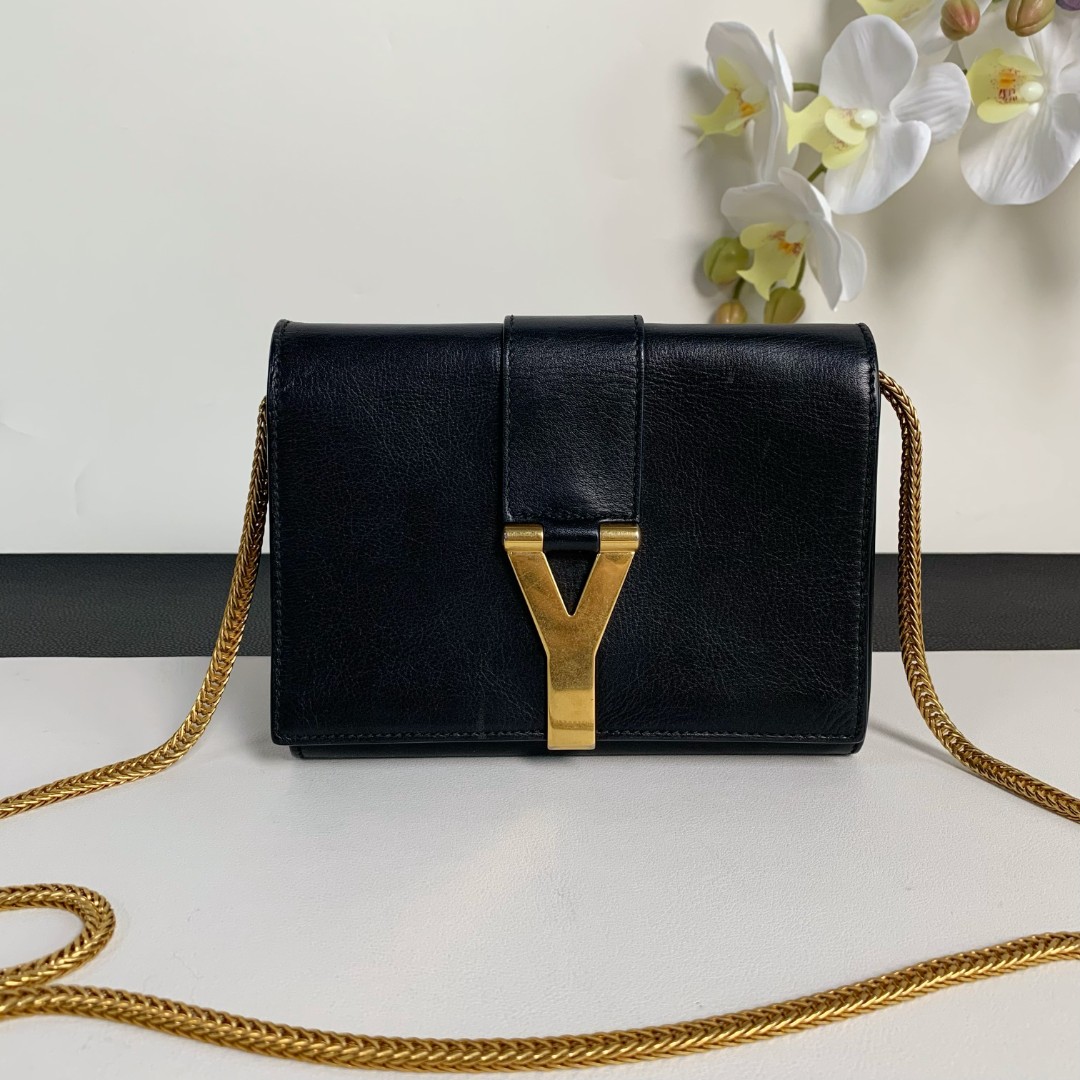 95新 YSL/圣罗兰 【98新】YSL 黑金豆腐包  