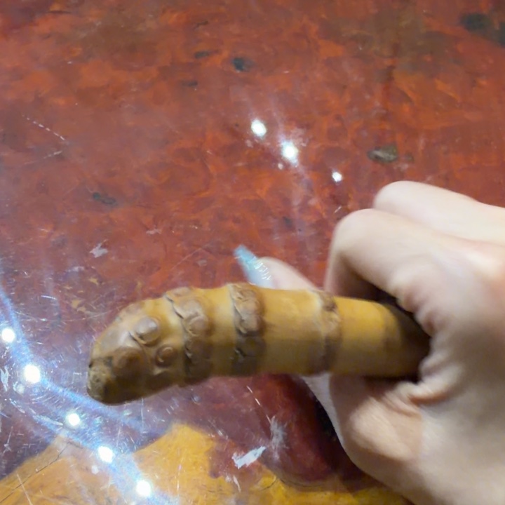 竹中古工艺品摆件