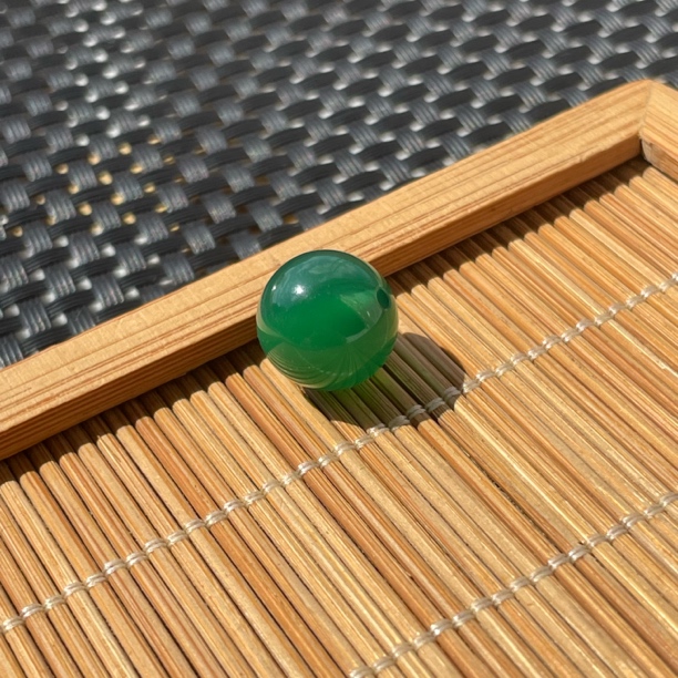 绿色玛瑙尺寸约12mm手工DIY配珠