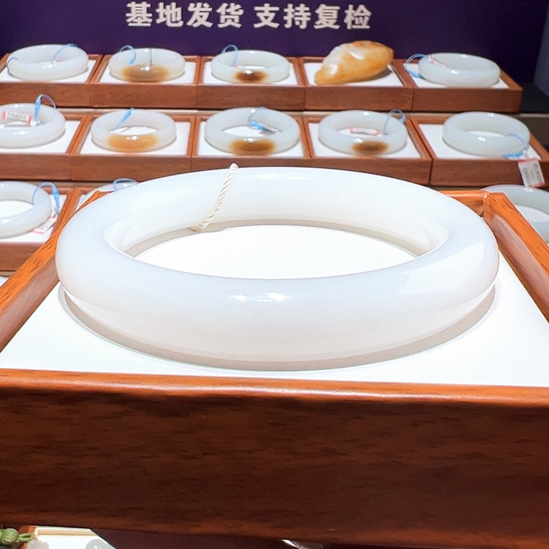 和田玉手镯 59 60未镶嵌