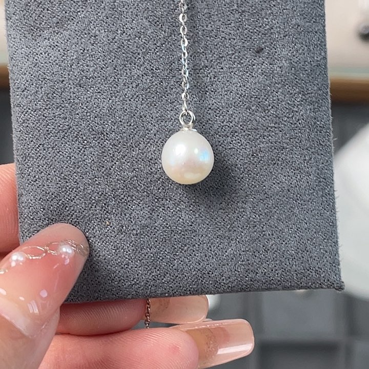 海水珍珠颈饰银S925镶嵌
