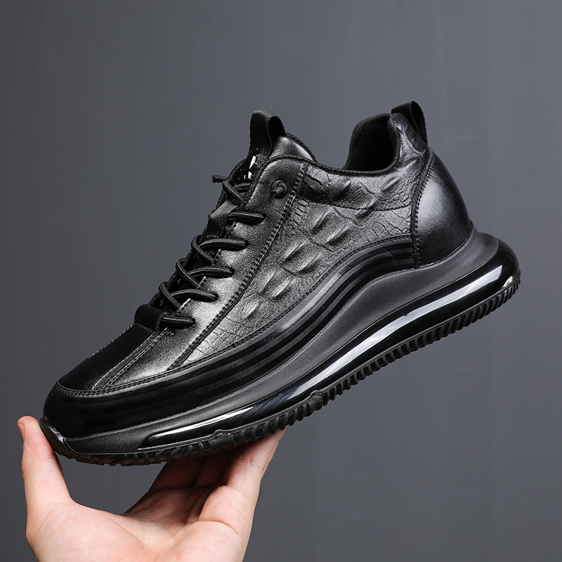 增高鞋男春夏新款运动休闲鞋百搭潮流男士厚底鞋轻便软底隐形增高