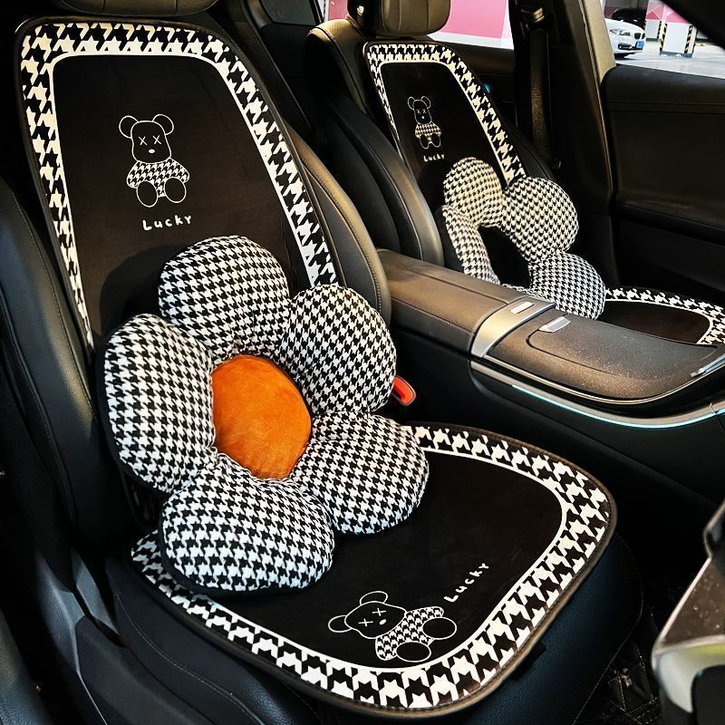 2023款吉利星越L旗舰型2.0T保暖汽车坐垫冬季保暖座套半包座椅套