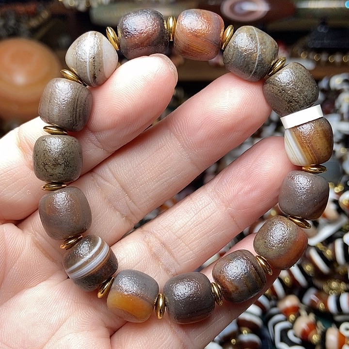 玛瑙/玉髓未镶嵌手链