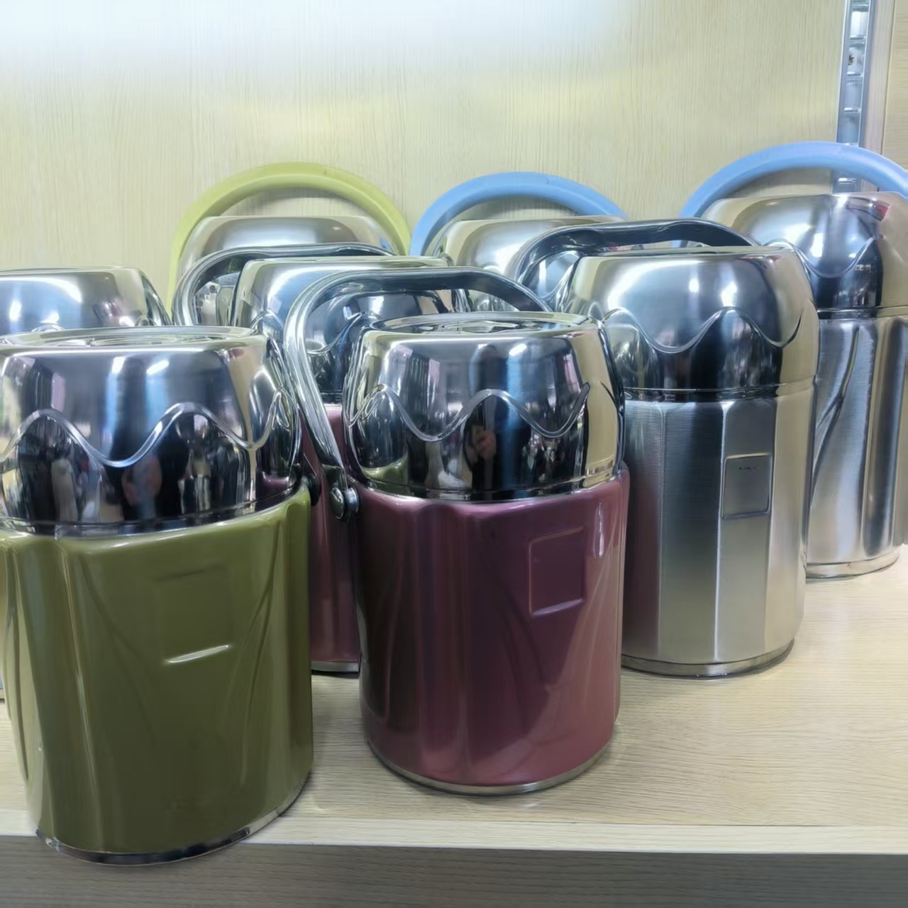 清仓---金光闪闪保温304提锅保温提桶上班族便携保温提锅