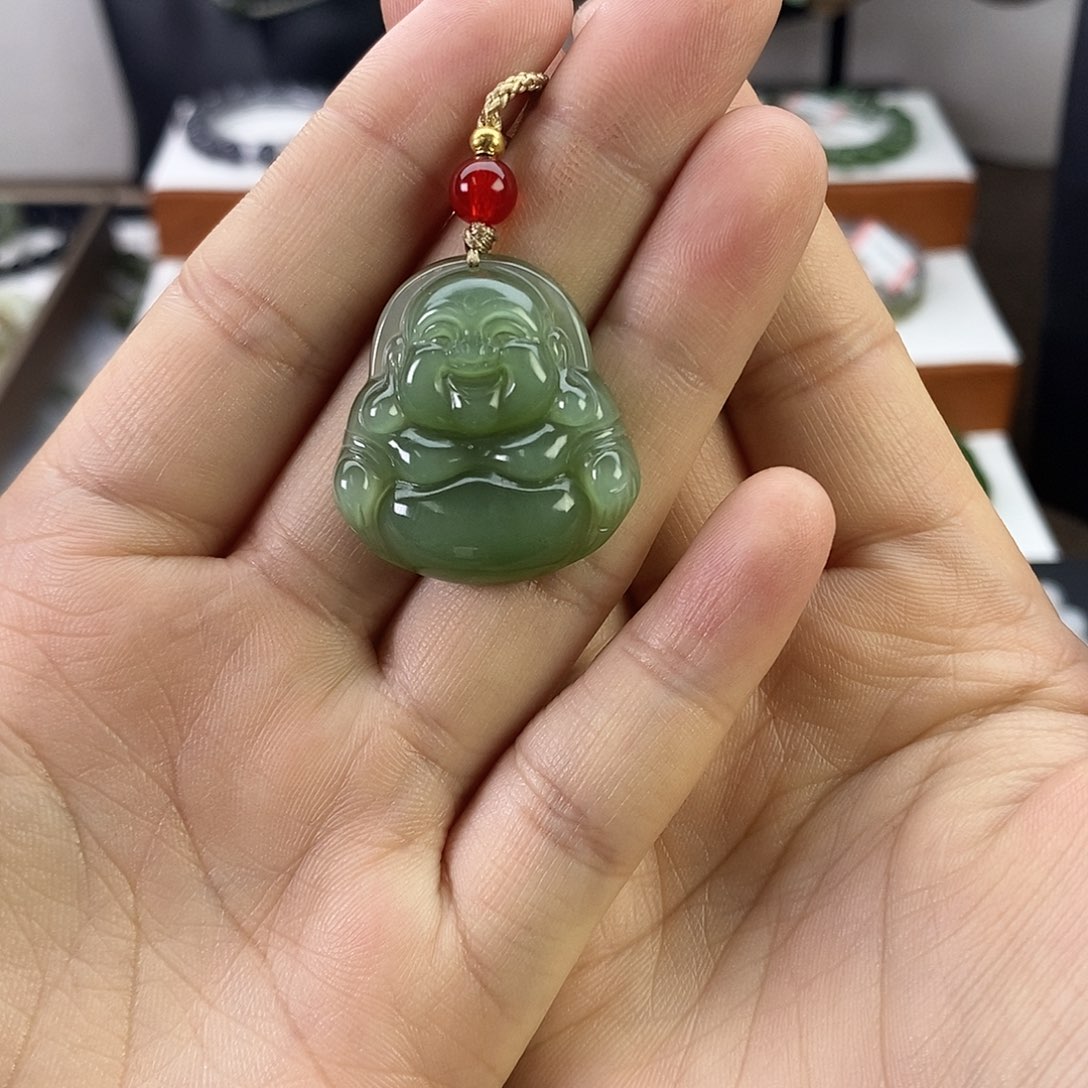 和田玉佛公未镶嵌