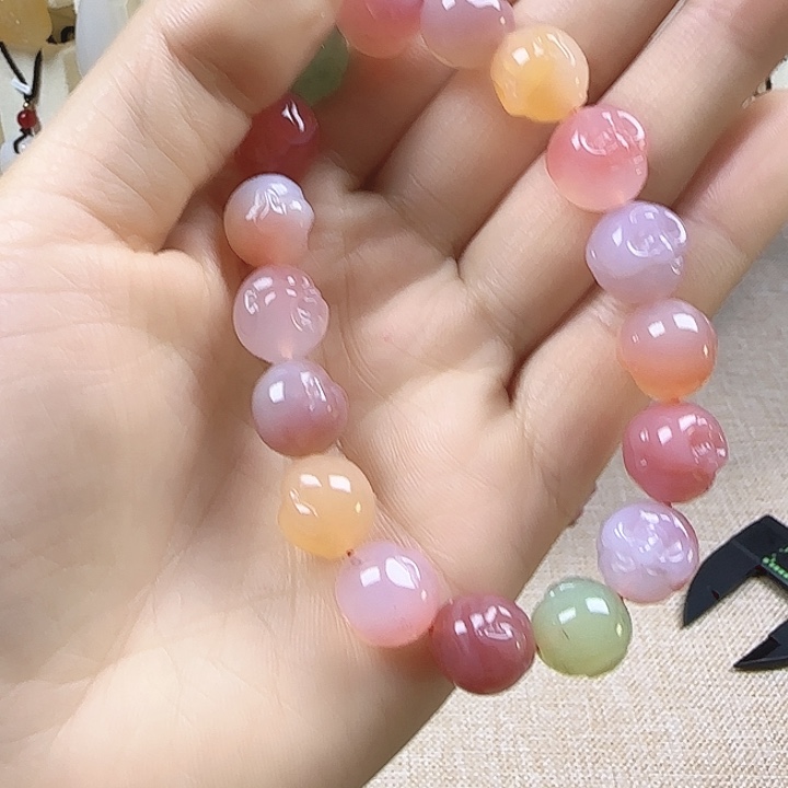 玛瑙/玉髓合金手链