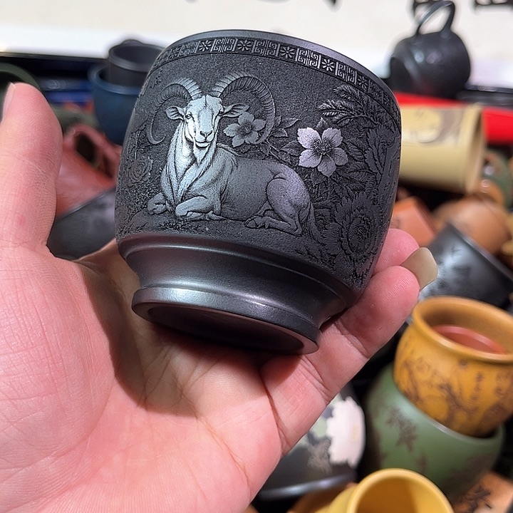 茶杯紫砂全手工紫砂主人被