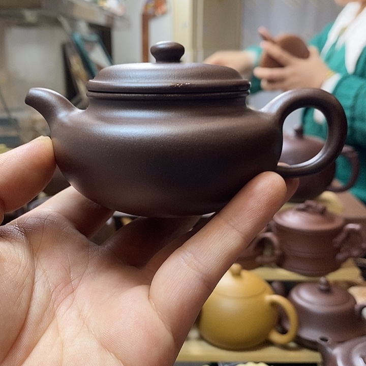 紫砂茶壶仿古壶 半手工制作