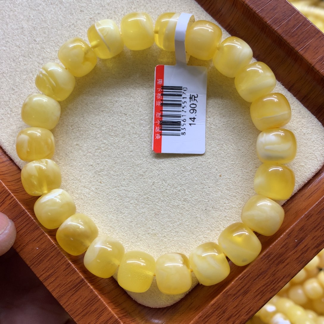 蜜蜡手链未镶嵌蜜蜡