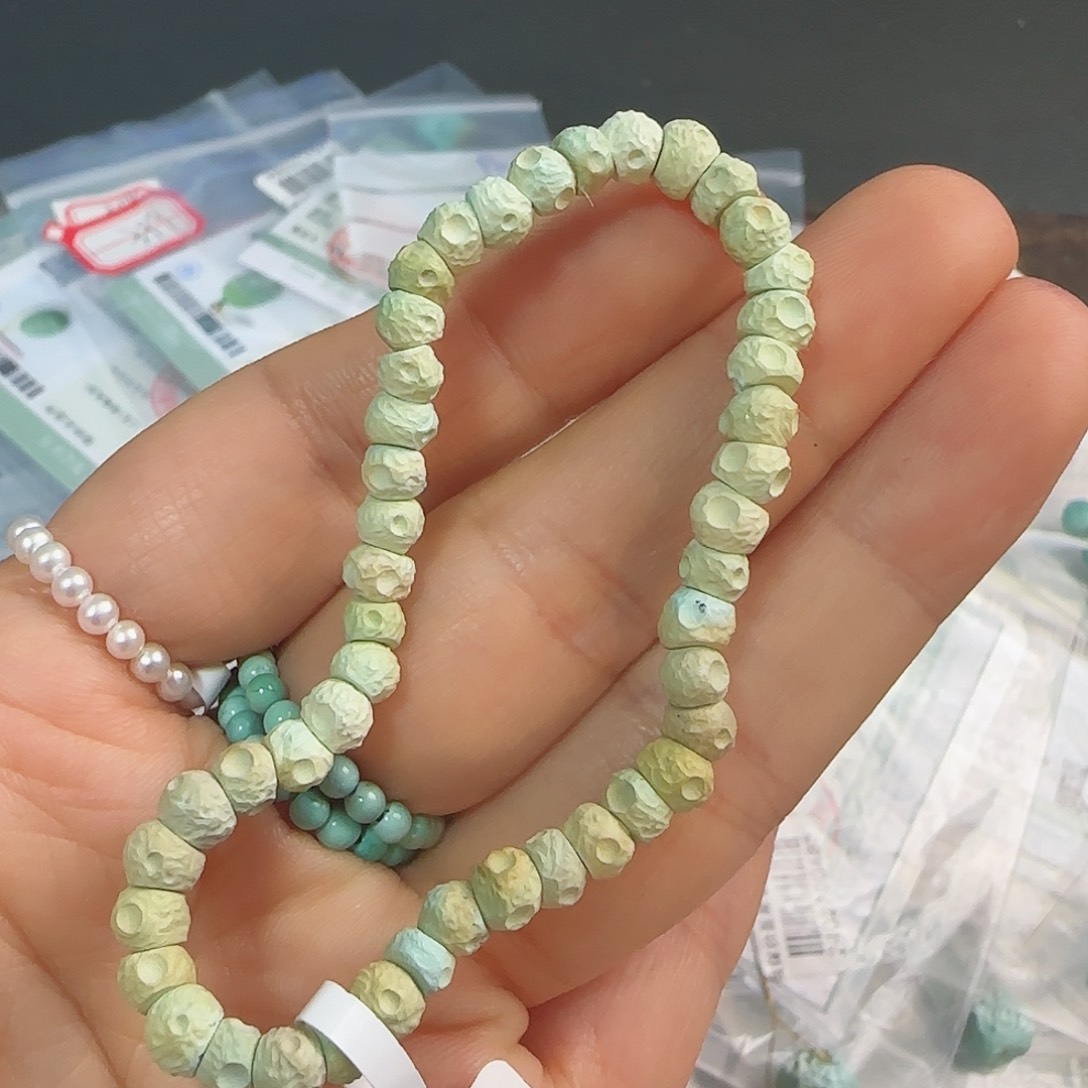 绿松石珠宝半成品未镶嵌