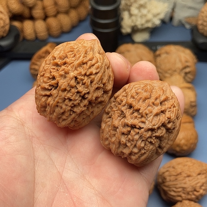 文玩核桃把件蒜头