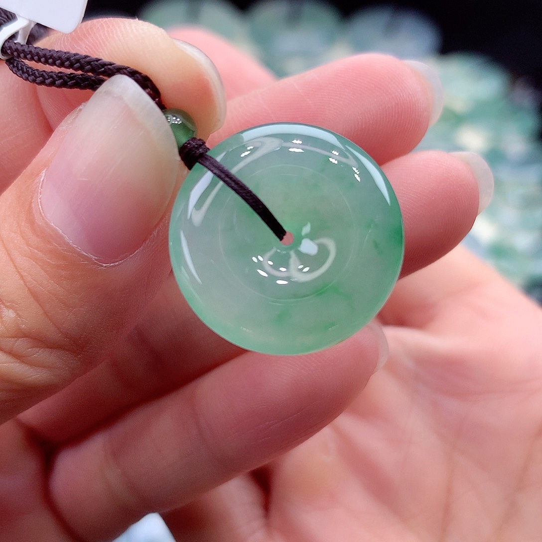 颈饰未镶嵌翡翠编号15尺寸21.6-5.7