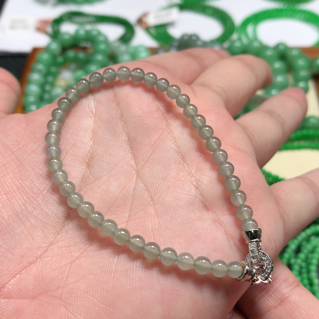 未镶嵌手链翡翠翡翠