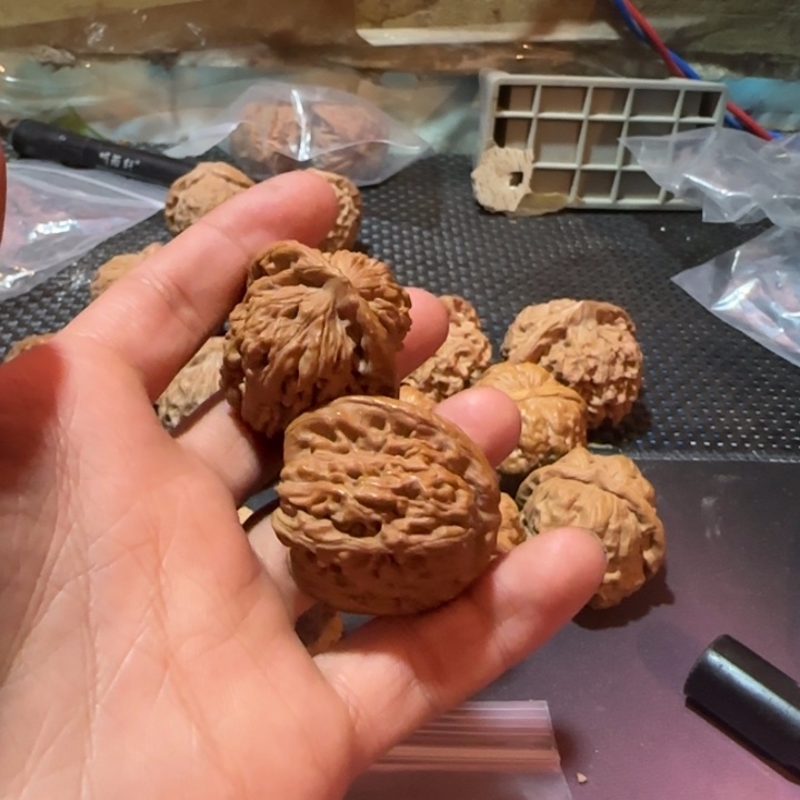 高***文把件文玩核桃四座楼