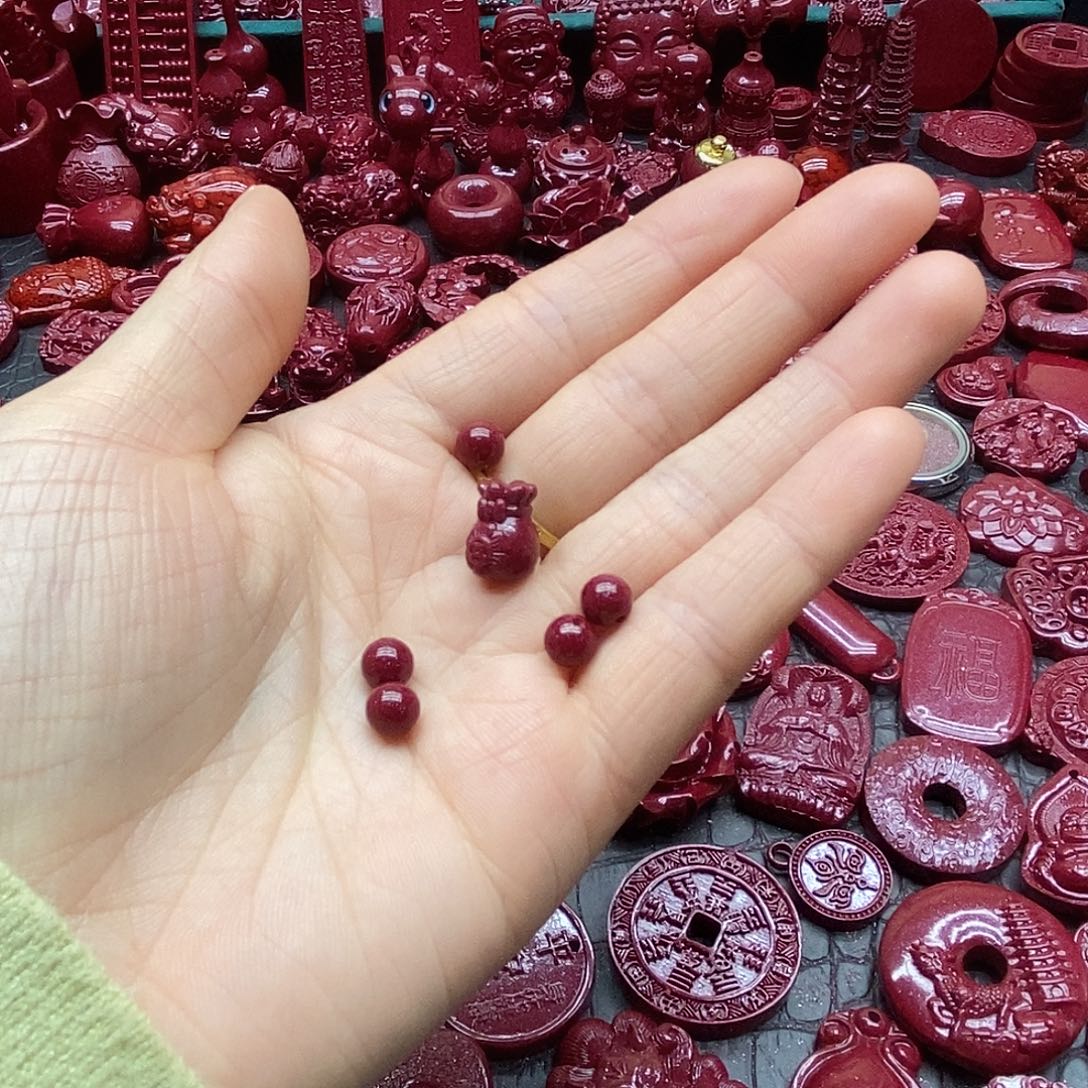 天然辰砂朱砂手机链