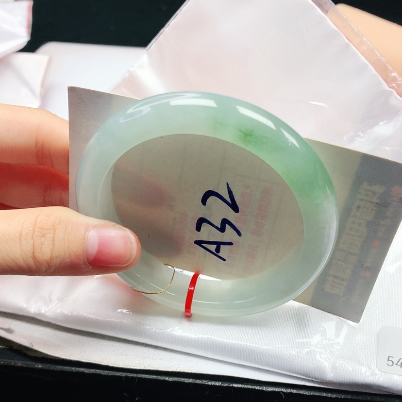 【闪购商品】翡翠手镯未镶嵌天然缅甸a货手镯54