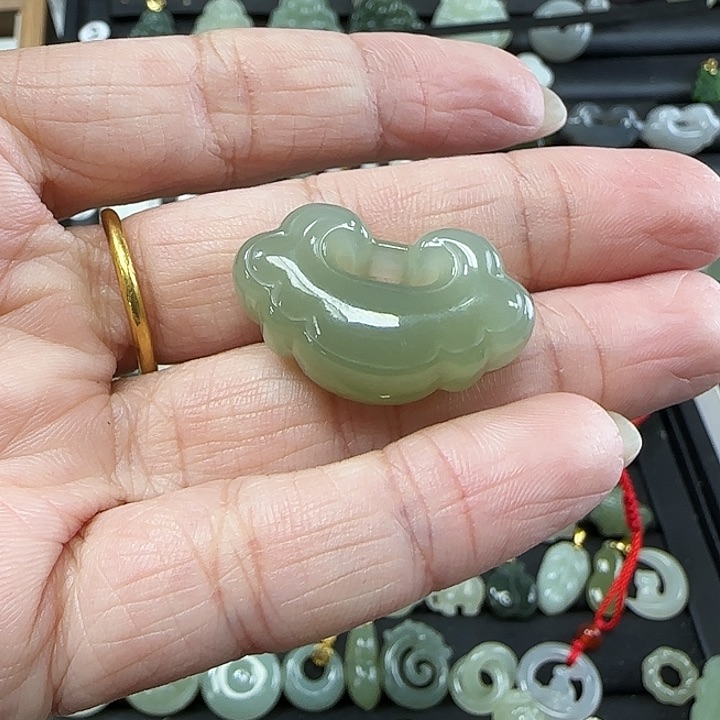 和田玉吊坠(不含链)未镶嵌