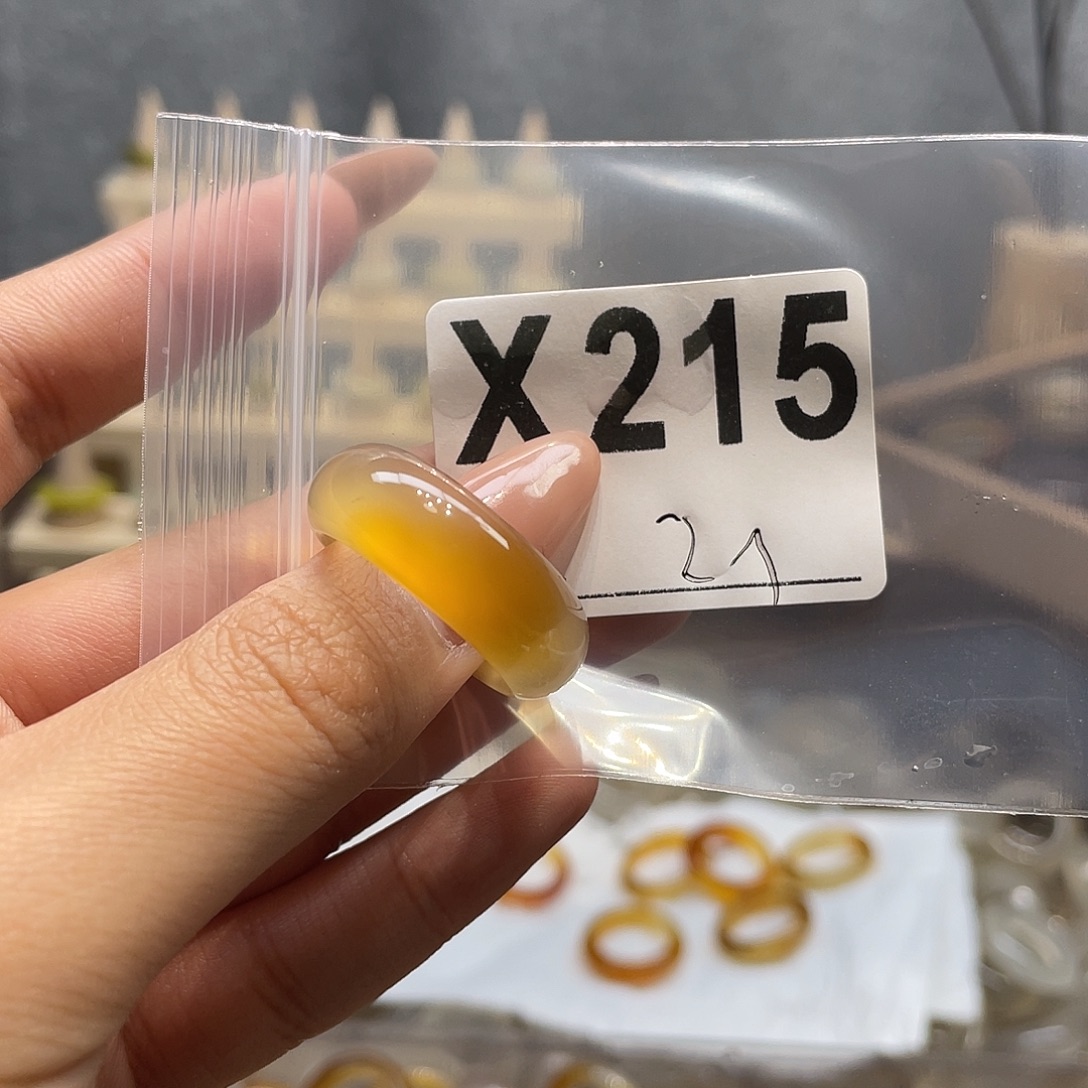 玛瑙/玉髓未镶嵌戒指215