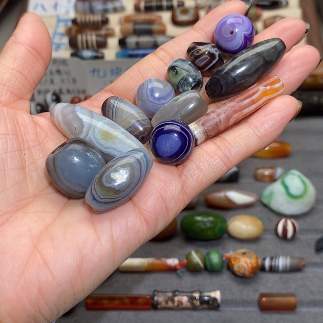 狗***孩玛瑙/玉髓合金手链微瑕不退换