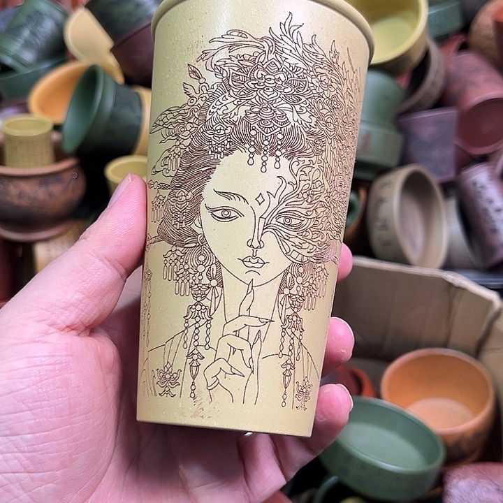 紫砂茶杯全手工紫砂主人杯