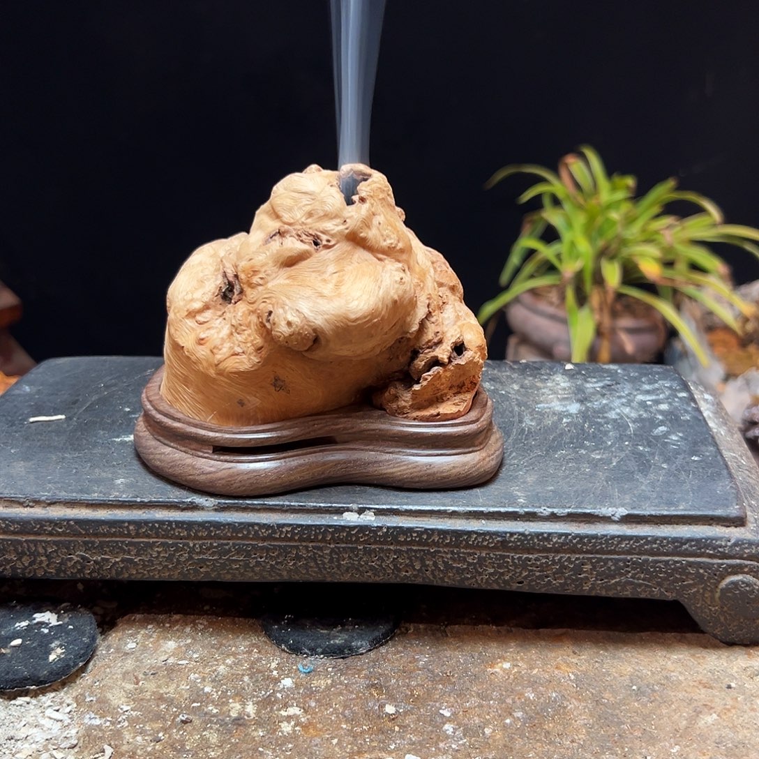 斌***哥荔枝木熏香成品香炉