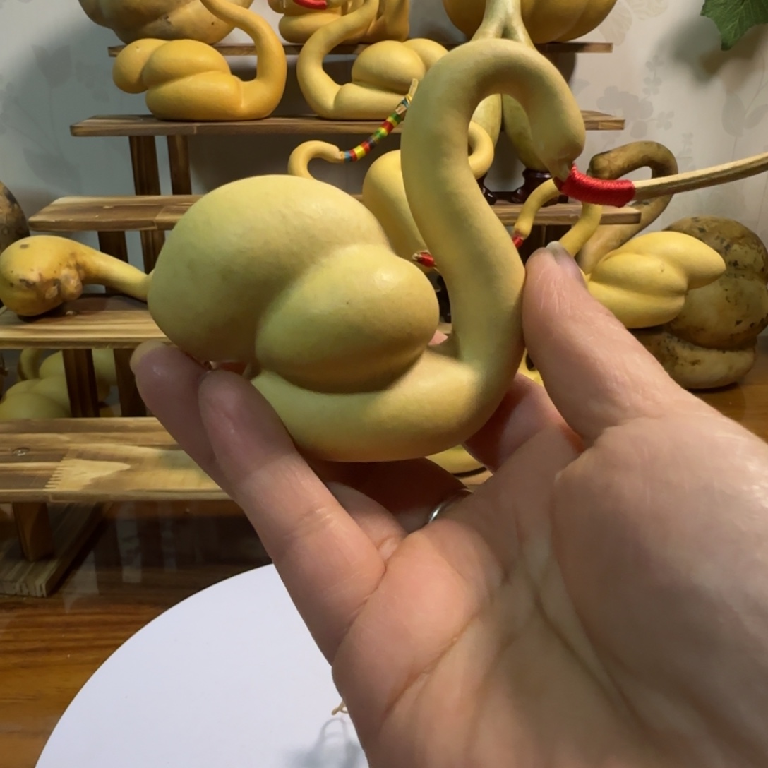 橙****天鹅葫芦摆件家居饰品