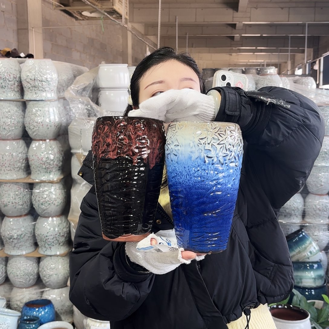 正品两个高22/12红陶