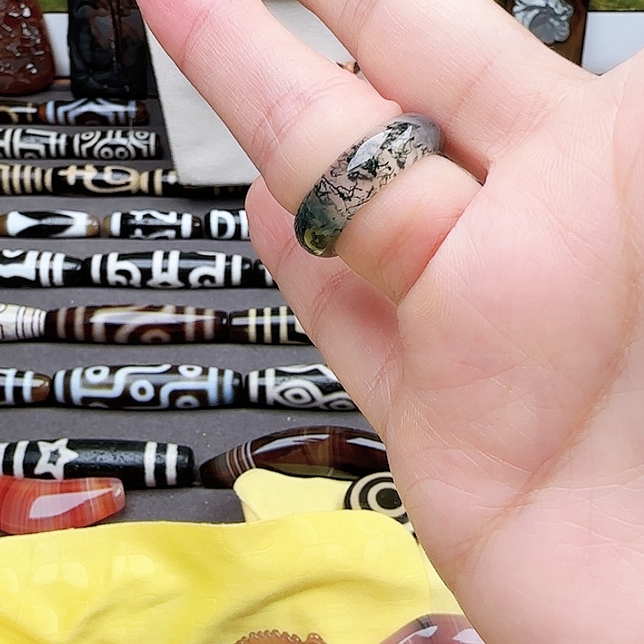 玛瑙/玉髓合金珠宝半成品