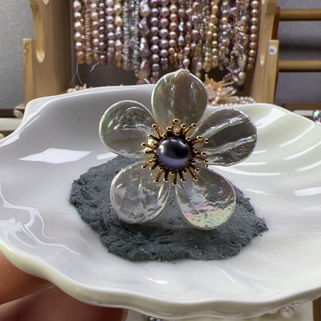 淡水珍珠手绳合金