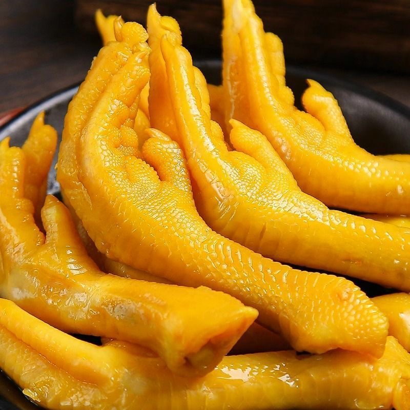 梅州盐焗鸡脚网红爆款零食新鲜美味多汁秘制甄选办公室小零食