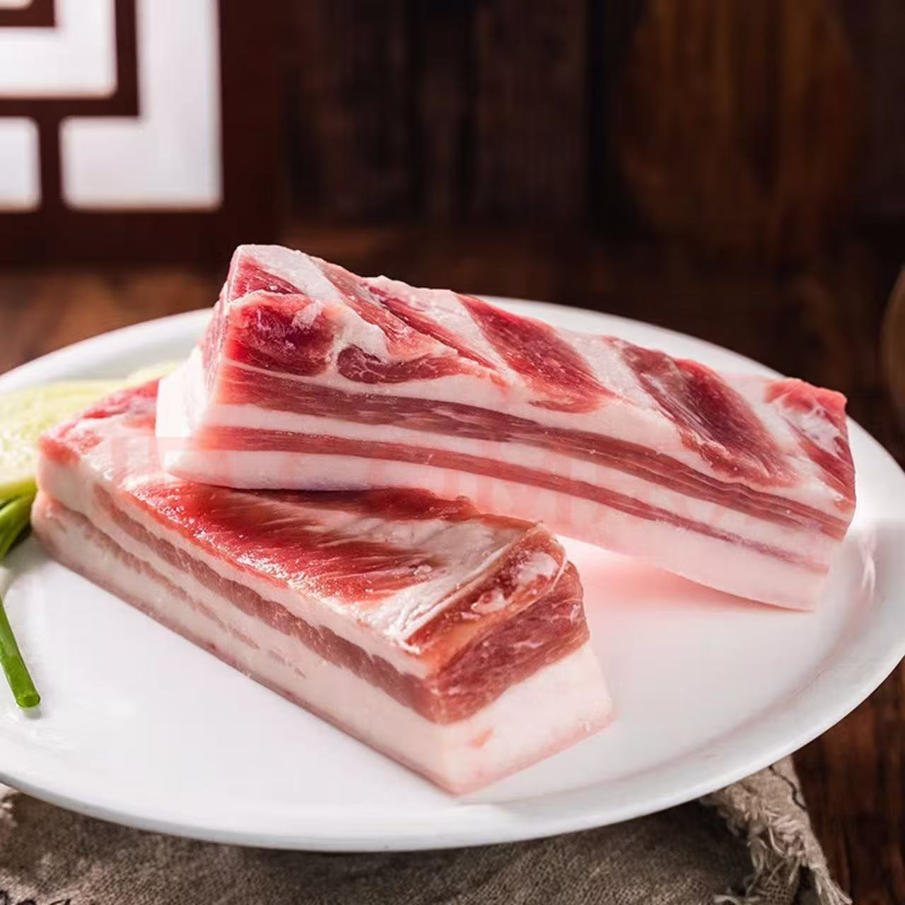 【带骨肋条】正宗农家粮食土猪排骨一年半土猪排骨京东冷链速冻发货