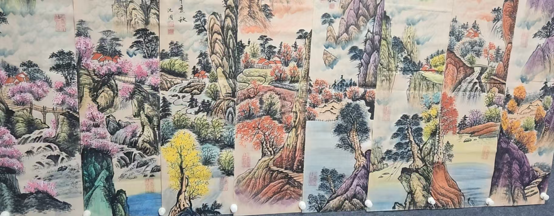 【优瑞新】精品八条屏装饰画通用链接